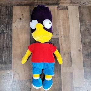 Nanco Simpsons Bart Bartman Vintage 2006 Plush Doll Collectible Stuffed Toy Rare